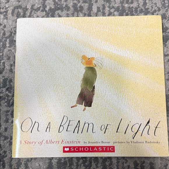 Scholastic 'On a Beam of Light' Book with Yellow and Green Cover - Picture 1 of 1